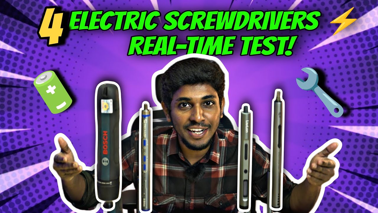2025 Electric Screwdriver Comparison | Bosch, Liulon, Creationspace & Mechanic Tested! Must Watch!