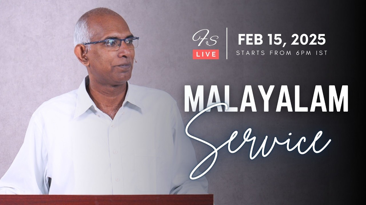 Join us LIVE for our Malayalam Worship Service | Starts from 6pm IST