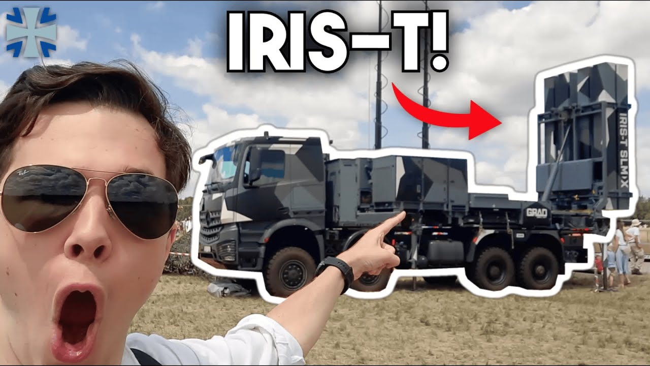 I checked out German Military Equipment up close! (Leopard 2A7V, Pzh2000, IRIS-T)