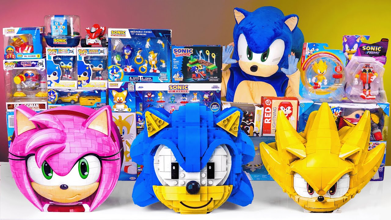 Unboxing Sonic The Hedgehog Toys Collection | Sonic, Knuckles & Shadow Lego Mystery Box Collection