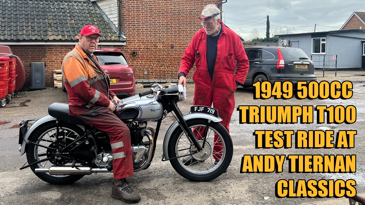 1949 Triumph T100 500cc at Andy Tiernan Classics #09494TRI
