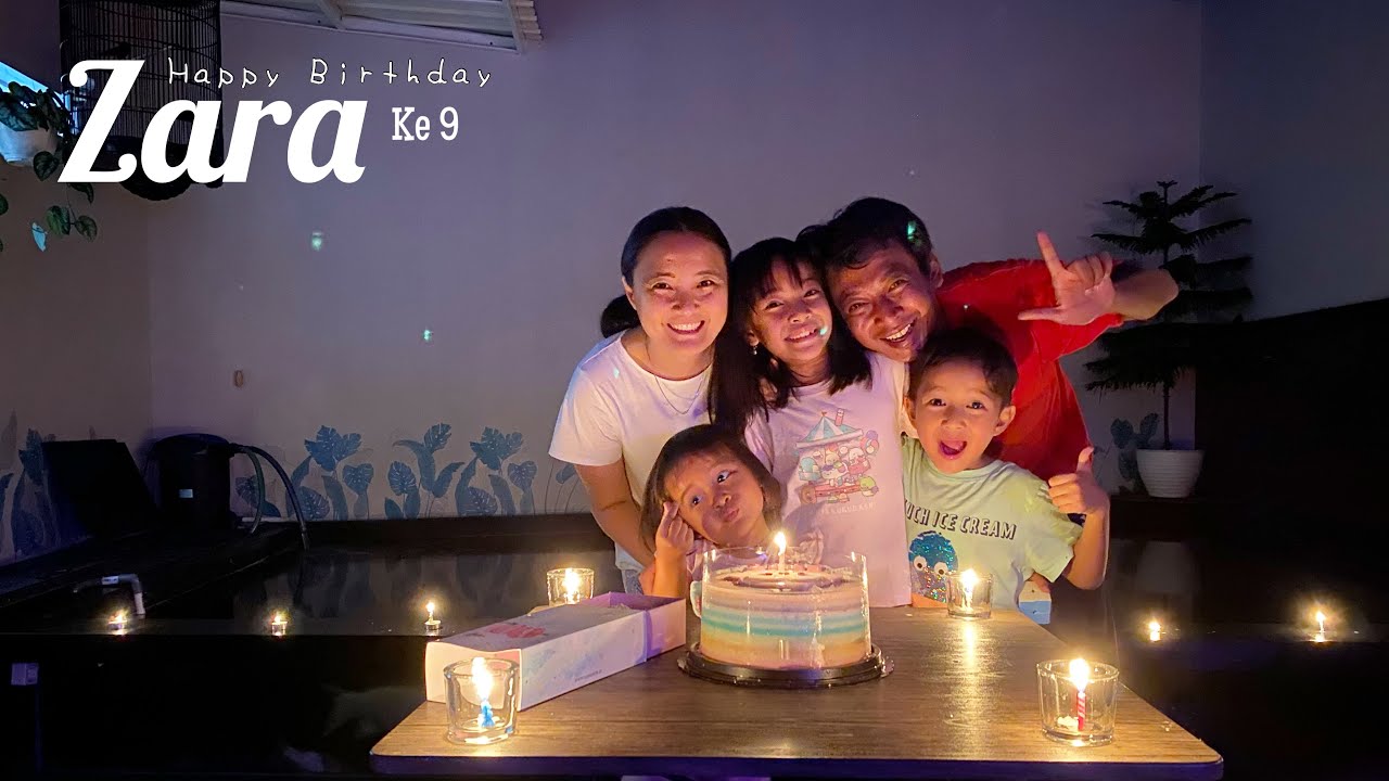 TIUP LILIN ULANG TAHUN di Malam Penuh Cahaya Lilin | SELAMAT ULANG TAHUN ZARA part 4
