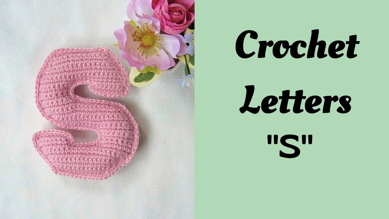 How to crochet letters/Crochet Letter 