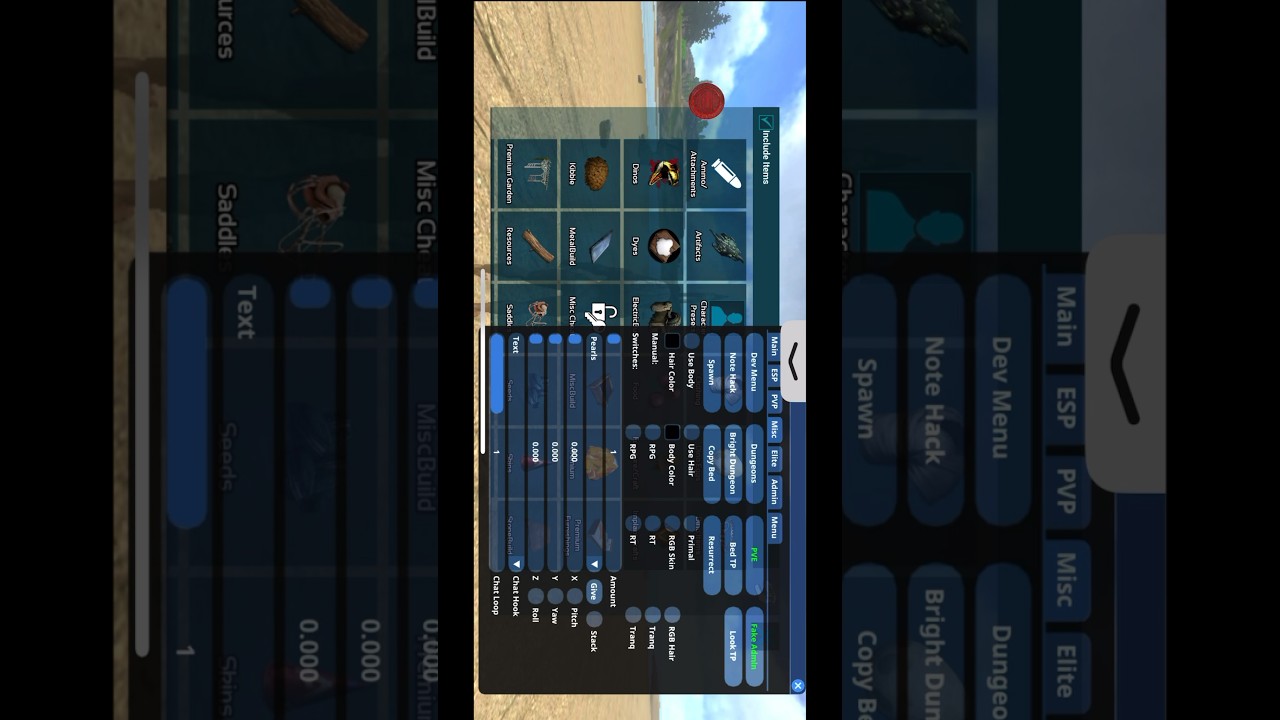 ARK New server with admin pas+hack amber etc&hellip; #tranding #viralvideo #ark #viralshort #hack