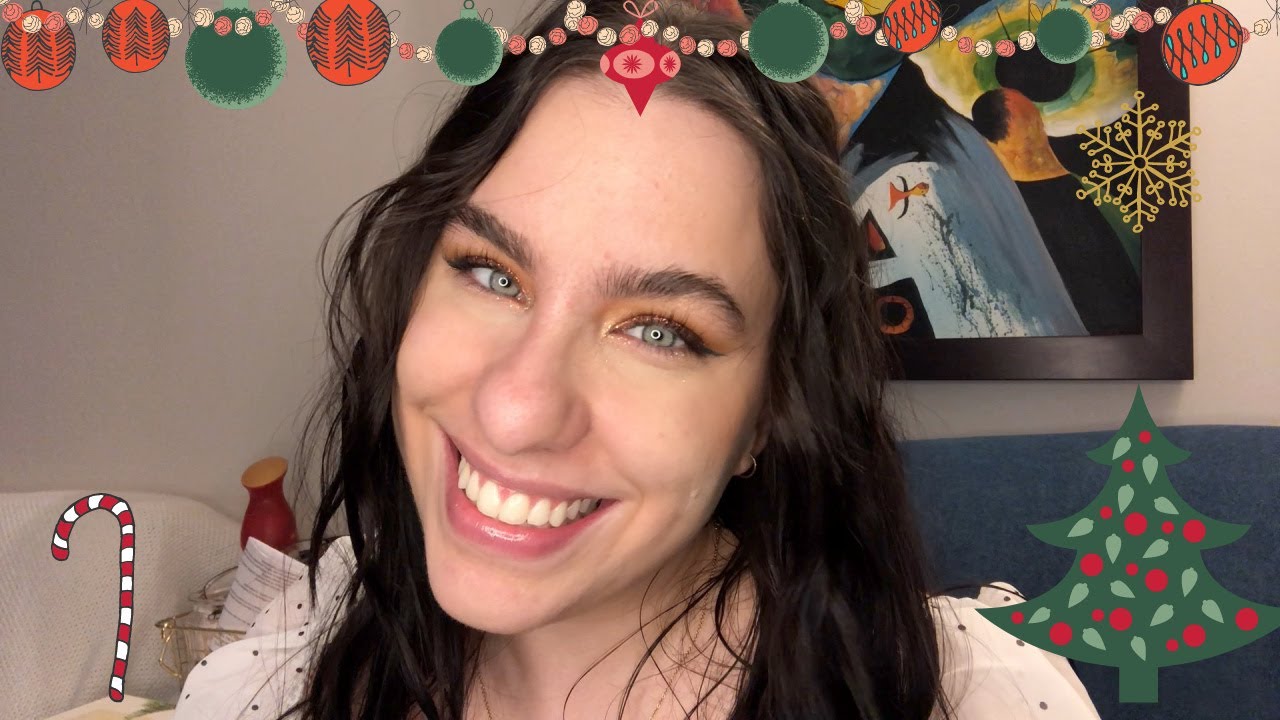 ASMR Doing Your Christmas Makeup Roleplay