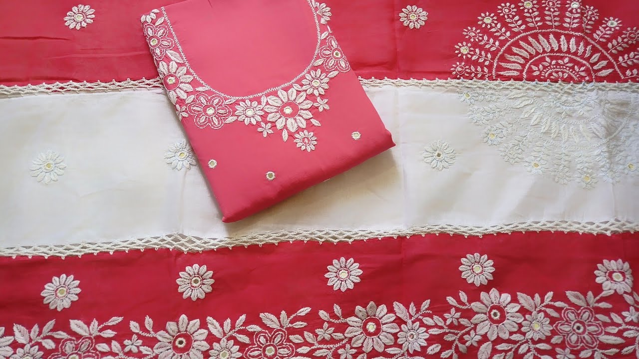 hand embroidery dress,phulkari dress|Hater kajer jama|হাতের কাজের জামা|پھلکاری ڈیزائن