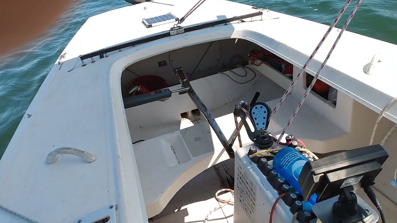 Etchells solo sailing
