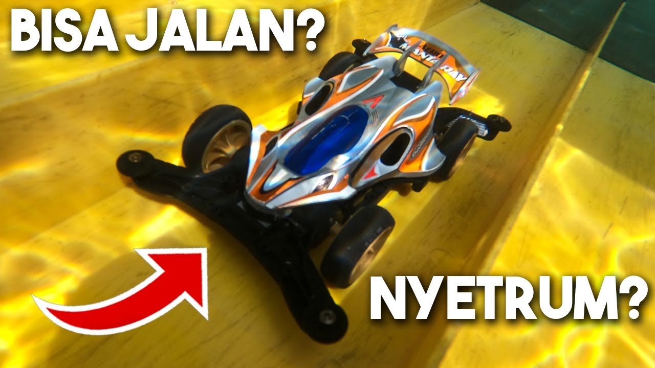 MAIN TAMIYA DI BAWAH AIR!! BISA JALAN!!??
