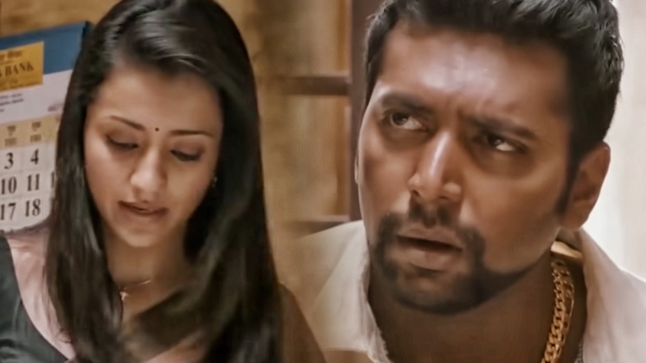 जयम रवि को तृषा कृष्णन के शरीर का टैटू देखना है | Bhaigiri 2 Movie Best Scene