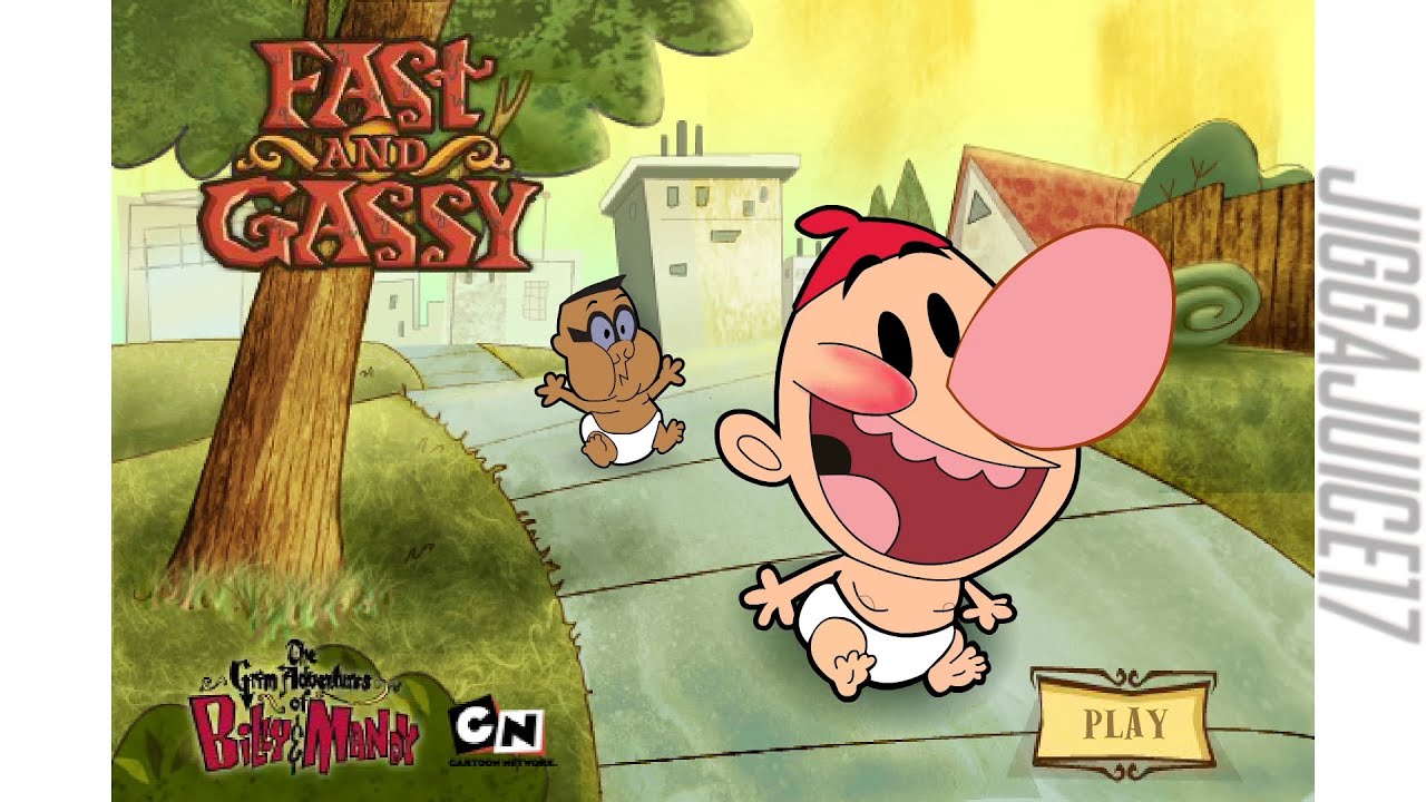The Grim Adventures of Billy & Mandy: Fast & Gassy Flash Game (No Commentary)