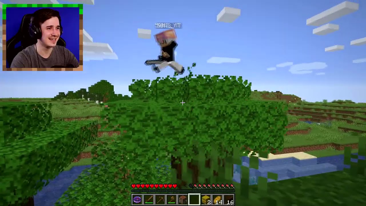 IGRAMO GANJE U MINECRAFTU ALI SAM NEVIDLJIV! :O