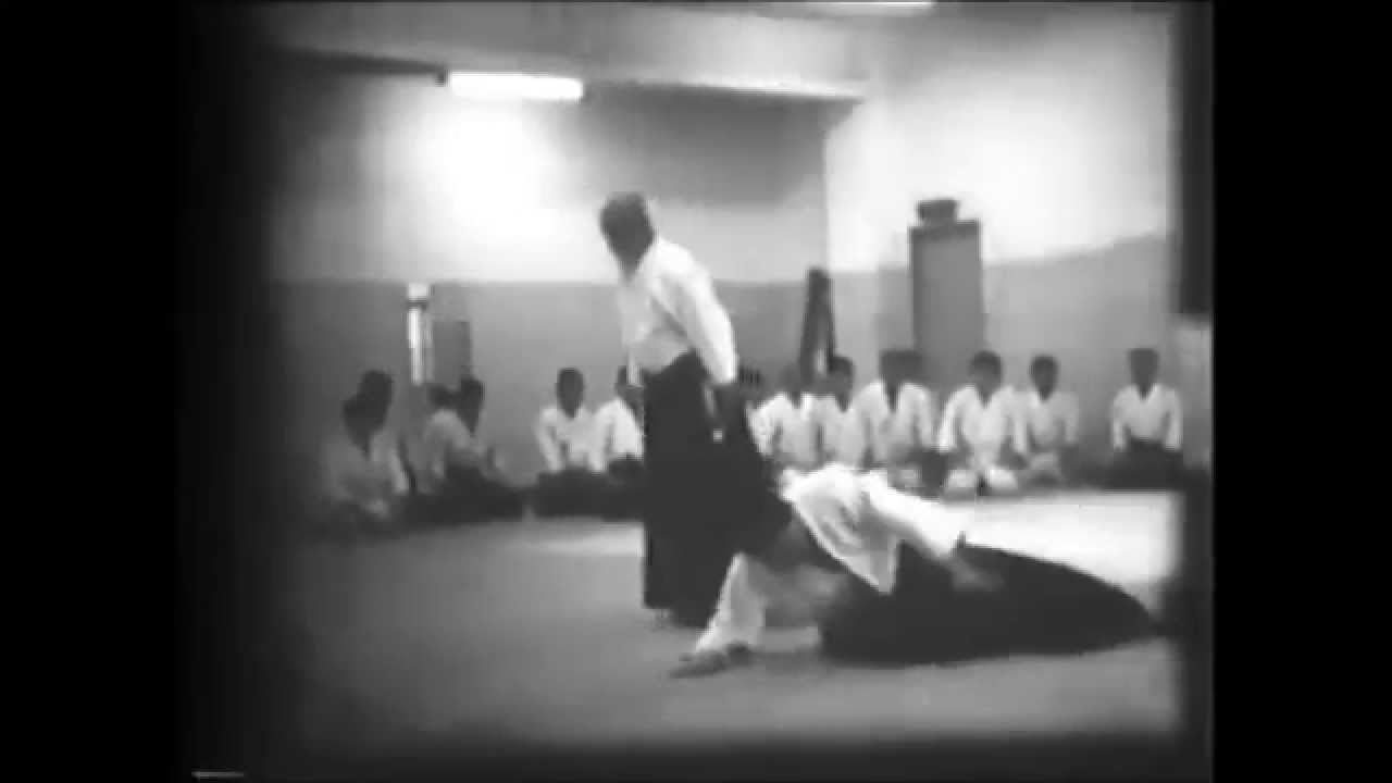 Founder of Aikido Morihei Ueshiba O-Sensei 1968 part 1/3 from an 8mm film discovered in 2014