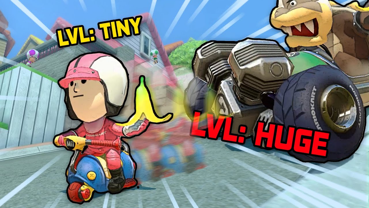 This Man Wins Races with the SMALLEST bike in Mario Kart 8 Deluxe.