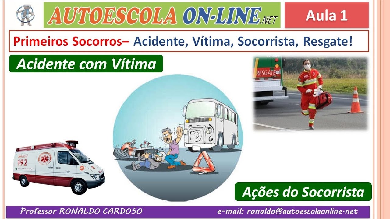 29 PRIMEIROS SOCORROS - Acidente com Vítima; Ação do Socorrista; Omissão de Socorro; Sinais Vitais
