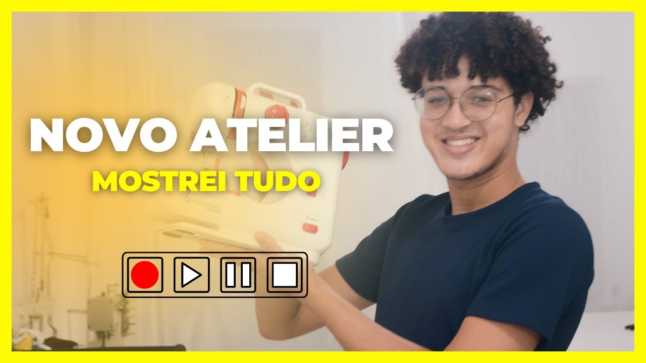 🔴 TOUR PELO MEU ATELIER DE COSTURA - DICA DE COSTURA PARA INICIANTE