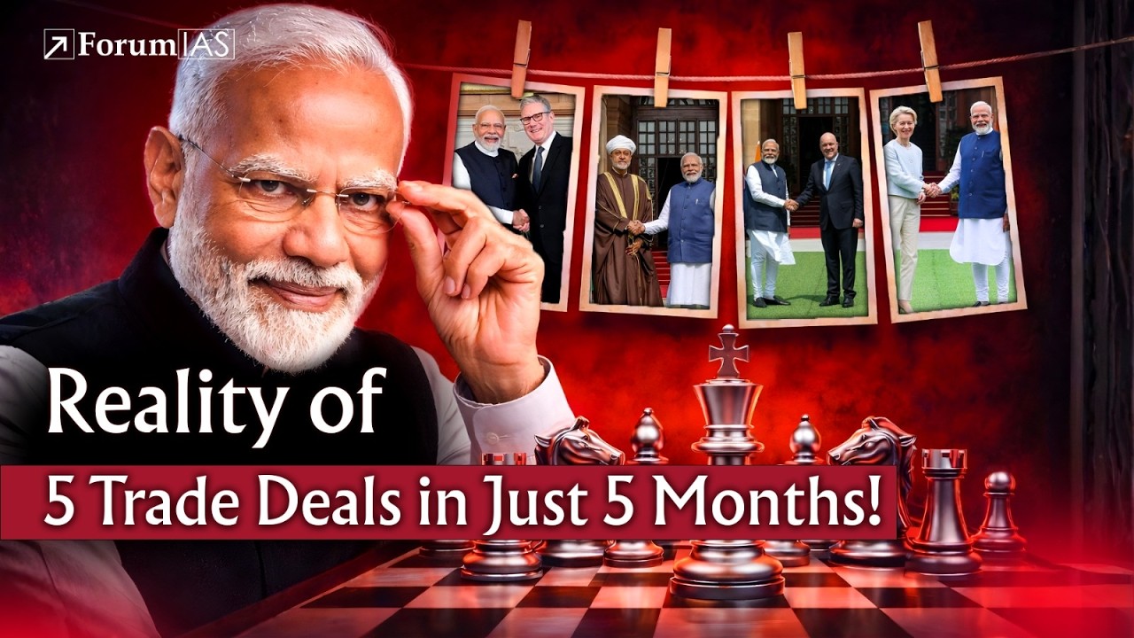 Why World is Rushing Towards India | All 5 LatestTrade Deals Explained in Single Video