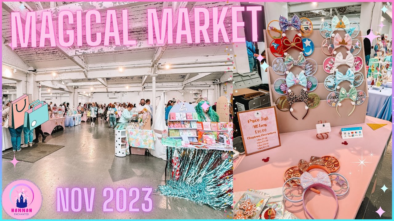 Magical Market November 2023 Shopping Vlog Birmingham Disney Haul Ears Snacks Homeware Clothing