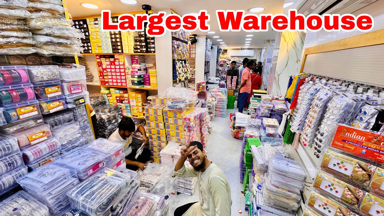 Badabazar Canning Street wholesale market Kolkata || imitation, jewellery, cosmetic #wholesalemarket