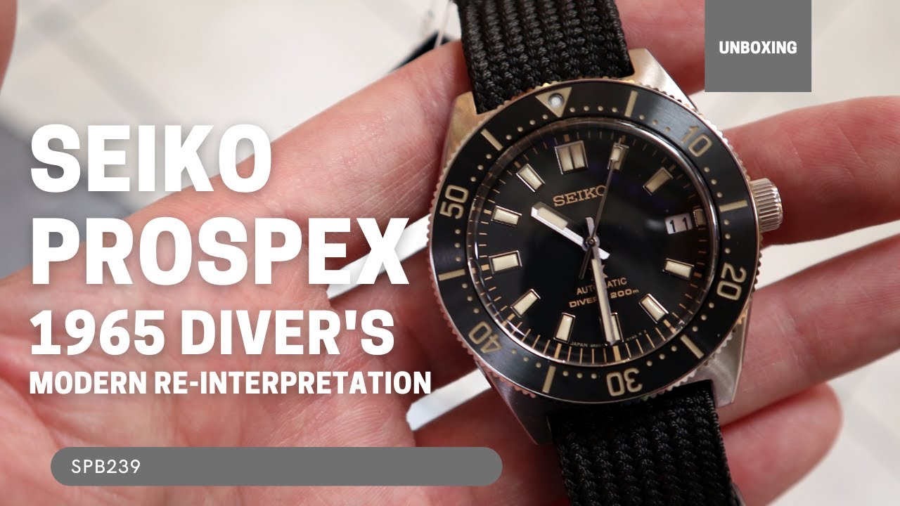 SEIKO PROSPEX 62MAS 1965 DIVER'S MODERN RE-INTERPRETATION SPB239