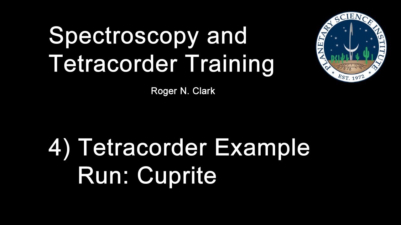 4) Tetracorder Example Run: Cuprite