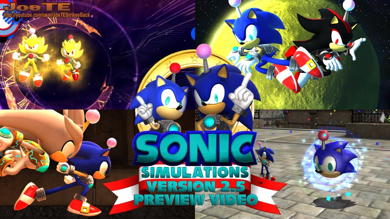 Sonic Simulations Version 2.5 (Sonic Generations PC Mod) - Preview Video