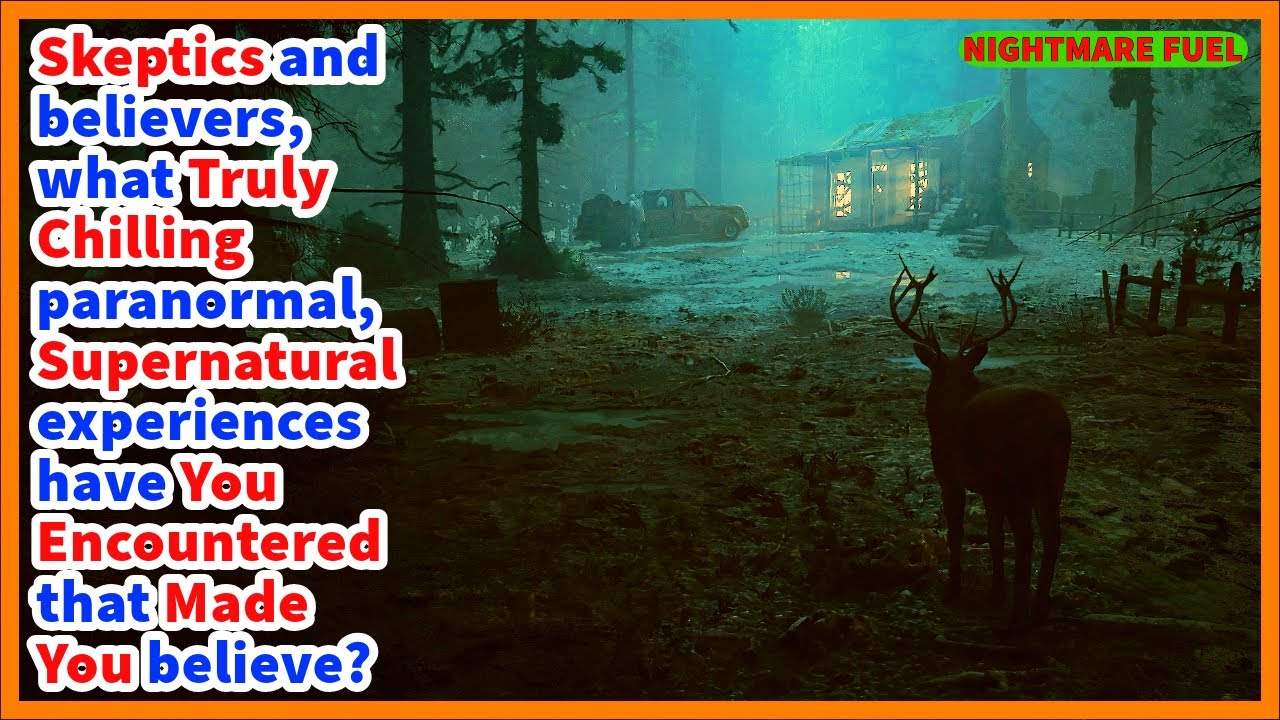 Skeptics and believers, what is the most true chilling paranormal and supernatural experience?