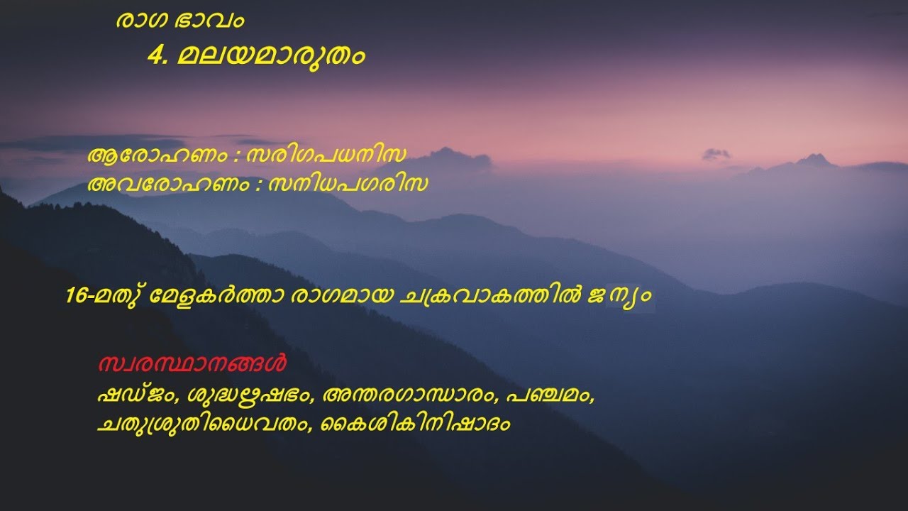 Super Hit Malayalam Film Songs in Ragam Malayamarutham