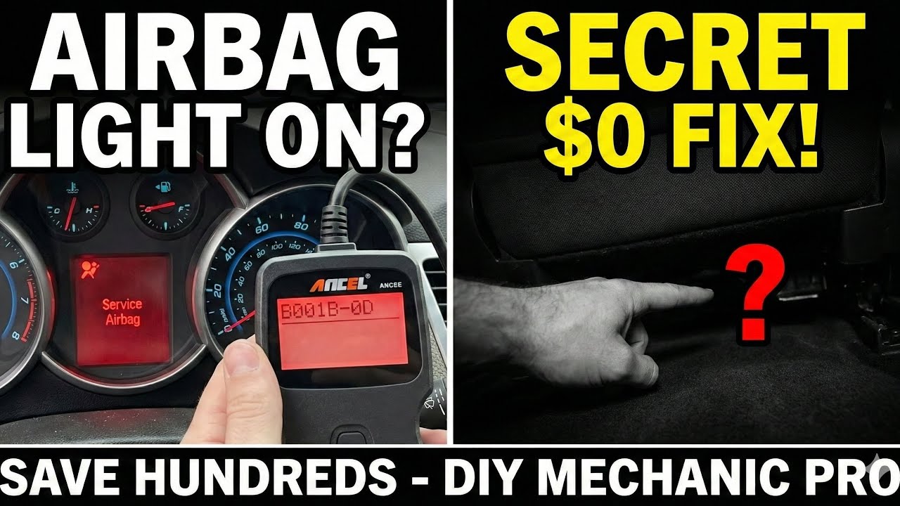 Chevy Cruze B001B-0D Fix: Don't Buy A New Airbag Until You See This!