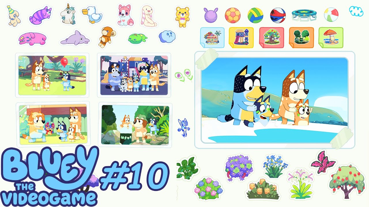 Bluey: The Videogame|Finding All Collectables in Heeler House & Completing The Puzzle|DAD & SAM #126