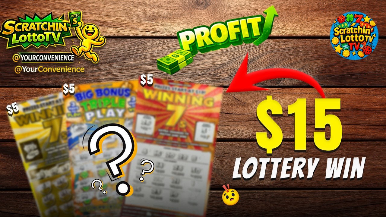Scratching 3 $5 Tickets… Was It a Profit or Loss?