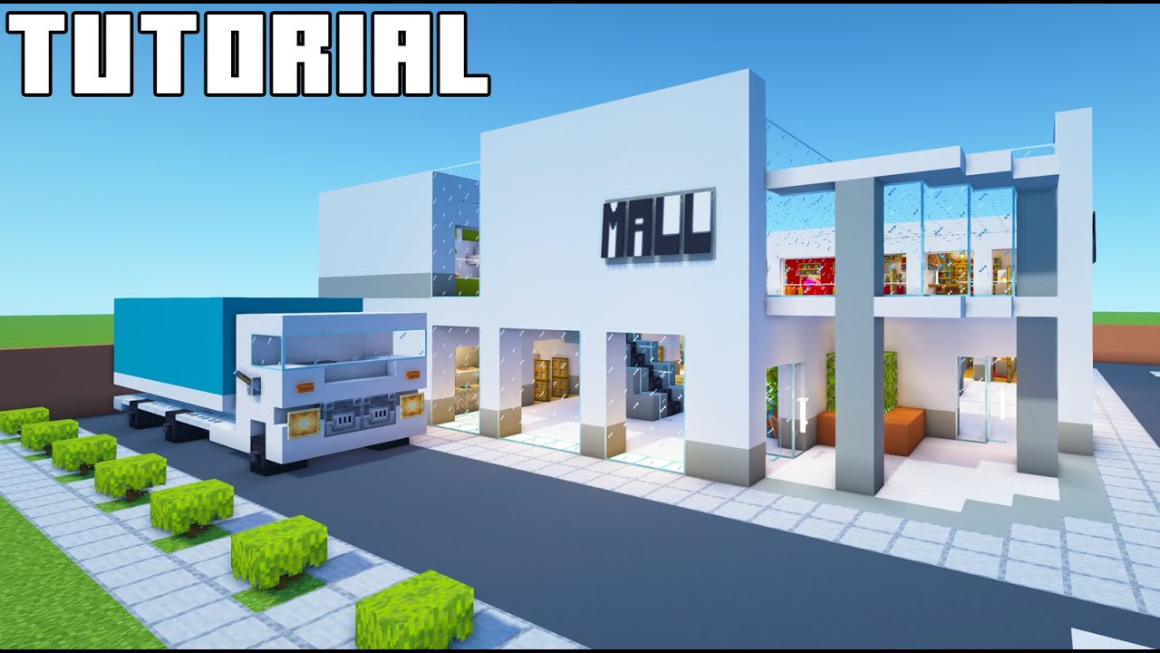 Minecraft Tutorial: How To Make A Mall 