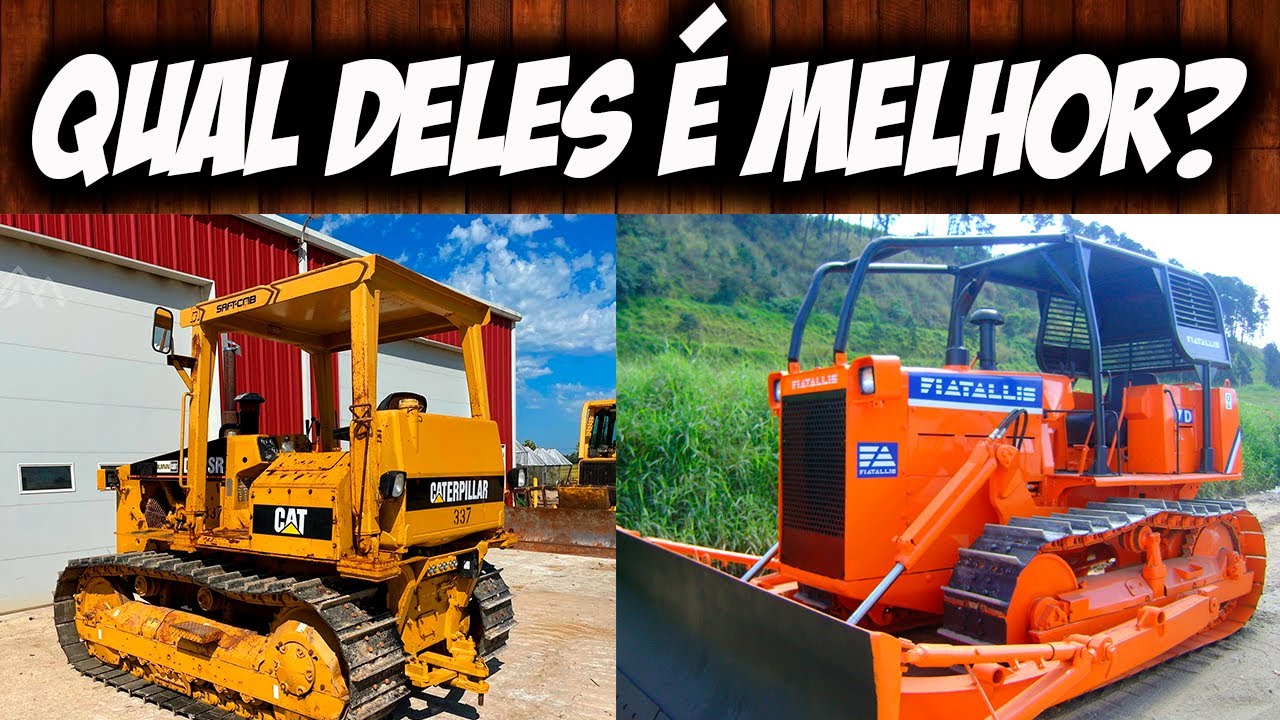 Os Tratores de Esteira Pequenos: Caterpillar D4 e Fiatallis 7D - Documentário | Diesel Channel
