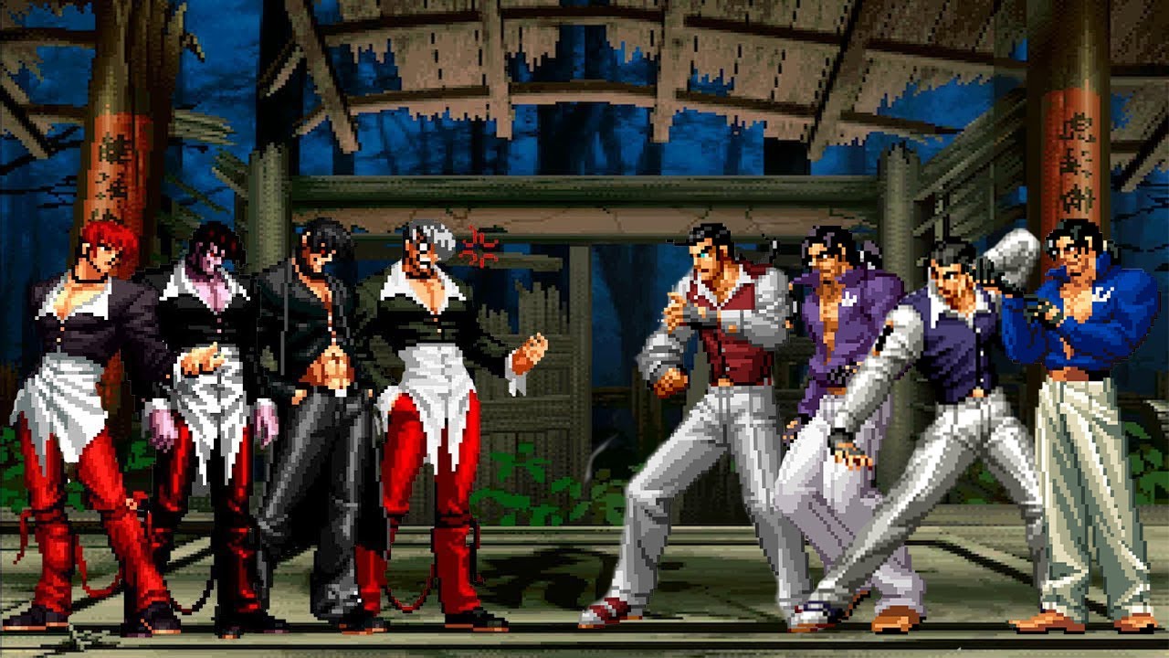 [KOF Mugen] Iori Yagami Team vs Robert Garcia Team
