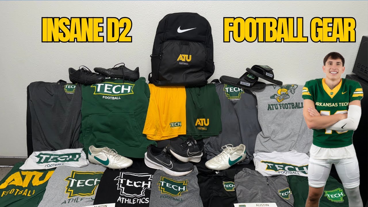 What D2 Football Players Get! (INSANE College Gear Revealed)