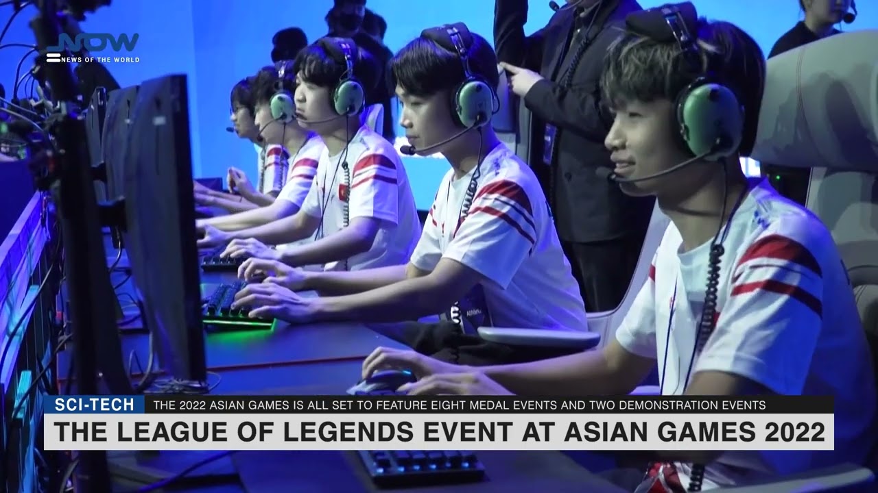 The League of Legends event at Asian Games 2022