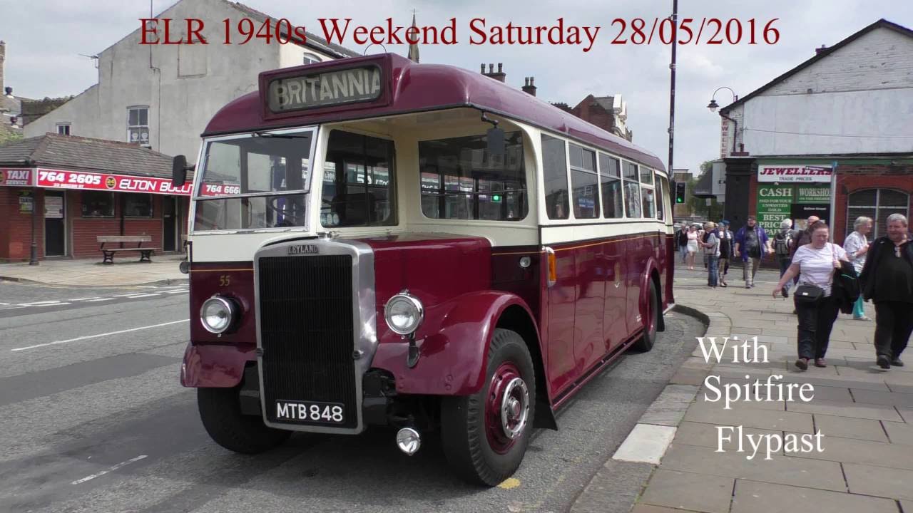 ELR 1940s Weekend Sat 28 05 2016 with Spitfire Flypast