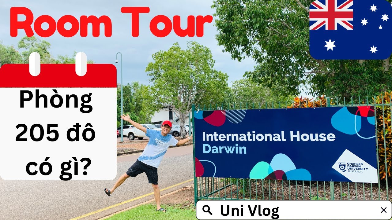 Review Phòng Mình Ở  INTERNATIONAL HOUSE DARWIN CDU I Úc Vlog