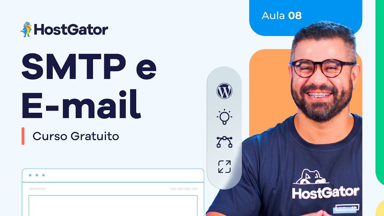 Envio de E-mail SMTP [Aula 8] - Curso WordPress Grátis 2025