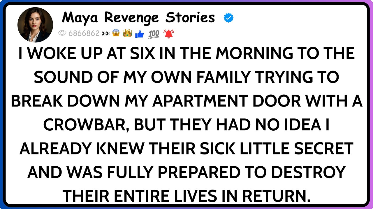Break Down The Door, This Is My Apartment — My Sister And Mother Came With Dad To Take It From Me.