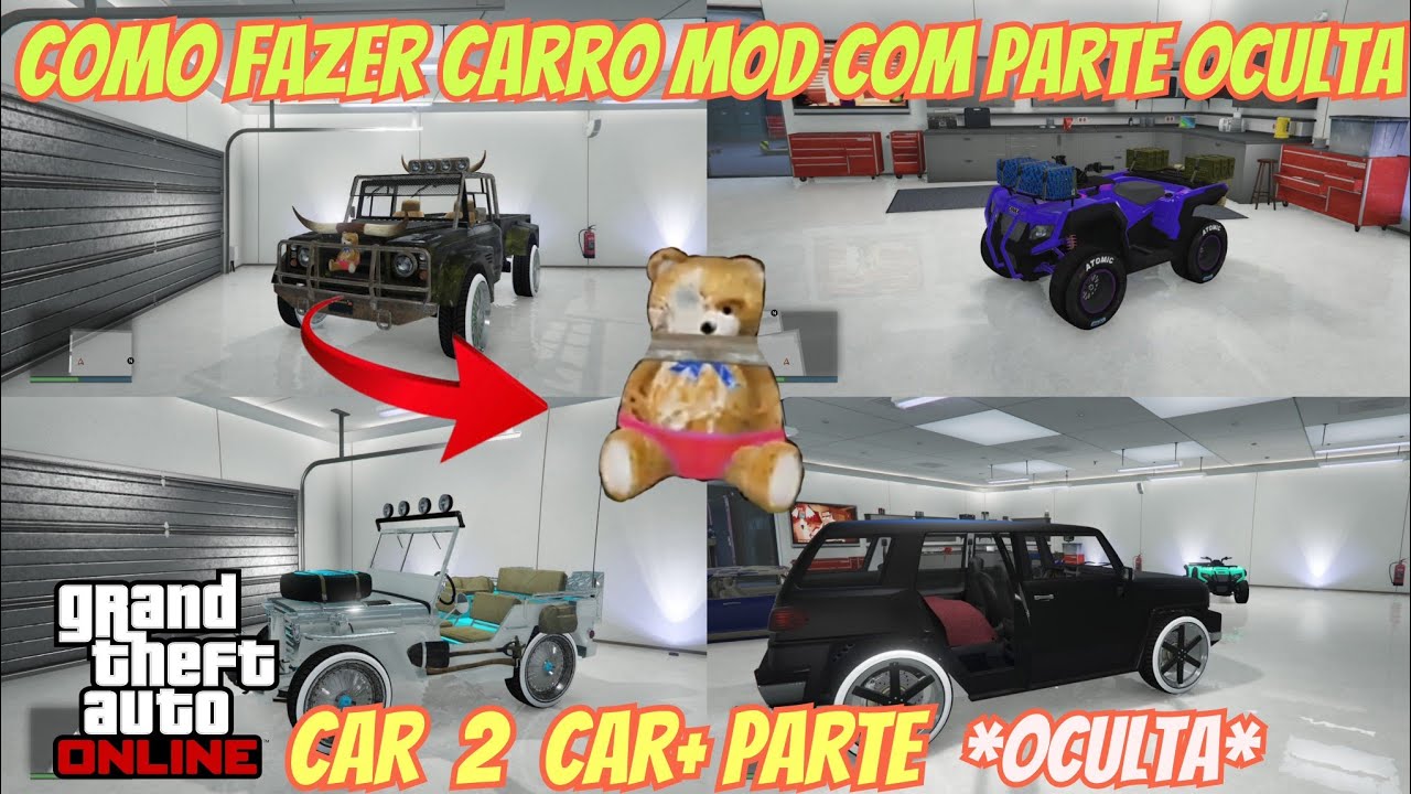 COMO FAZER CARRO MOD COM PARTE *OCULTA* NO GTA5 ONLINE ( MÉTODO FÁCIL E RÁPIDO)