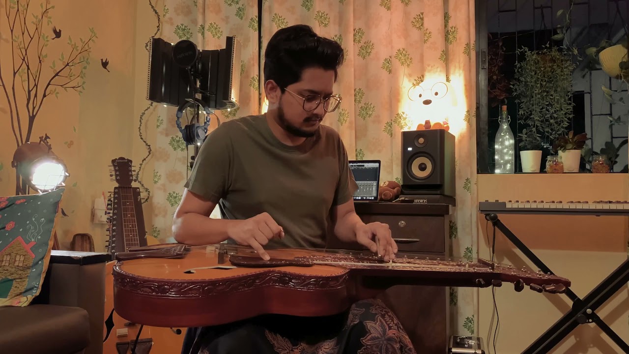 Mon Kyamoner Jonmodin | Amritanshu Dutta | Slide Guitar Cover