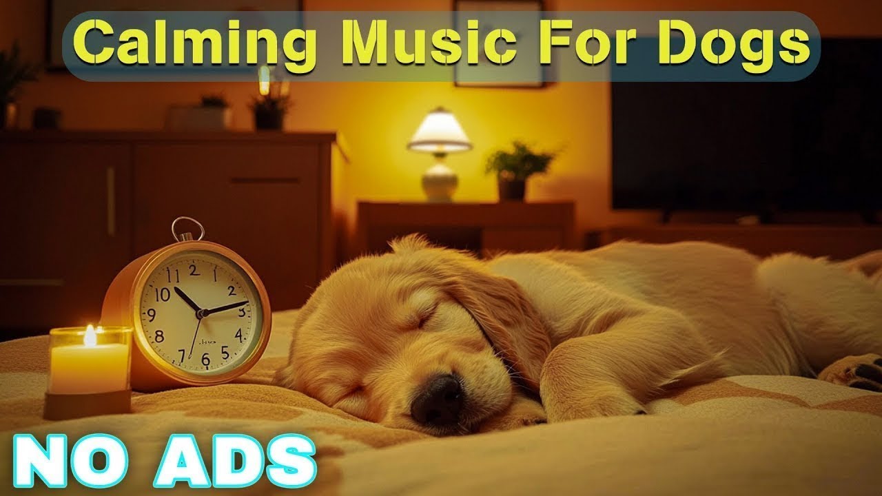 12 Hours of Healing Dog Music 🎵 Soothing Music for Deep Relaxation 🐕 Dog Calming Music  Deep Sleep🐶💖