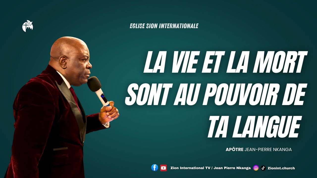 LA MORT ET LA VIE SONT AU POUVOIR DE TA LANGUE AVEC APÔTRE JEAN PIERRE NKANGA | 07/12/25