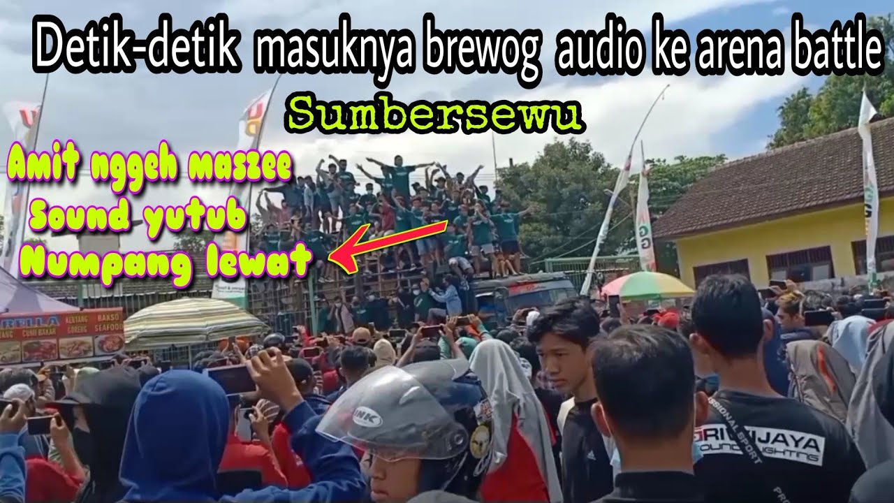 BREWOG Datang penonton senang Baru datang udah bikin kamera bliyut || Battle sumbersewu 2022