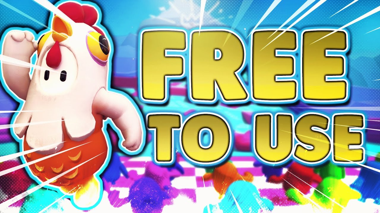 FREE FALL GUYS THUMBNAIL TEMPLATE 2020!
