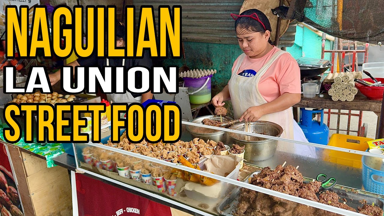 Philippines Street Food Tour at Naguilian La Union | Food Tour at Naguilian Public Market
