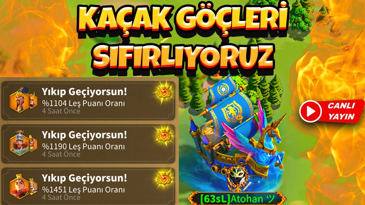 Kaçak Göçmenleri Sıfırlıyoruz - Rise of Kingdoms