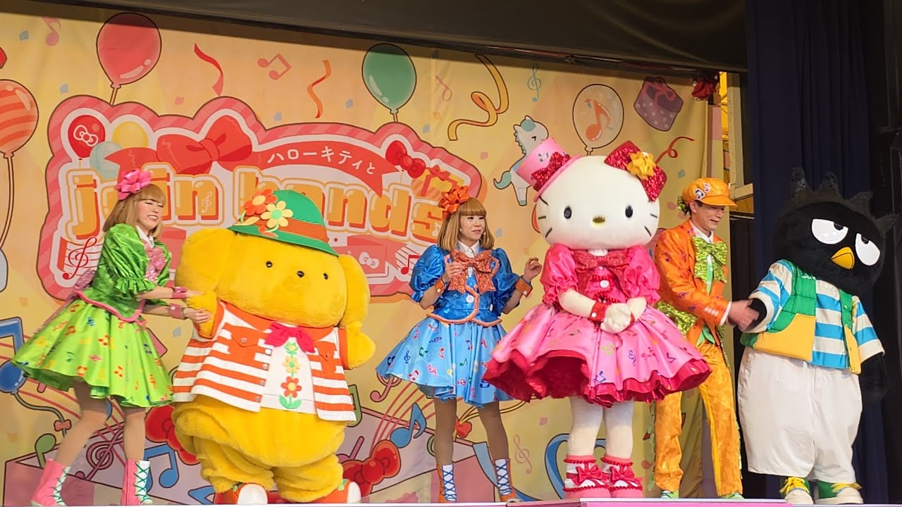 2025.4.12(土) 14:15 nakayoku birthday ハローキティとjoin hands ハーモニーランド