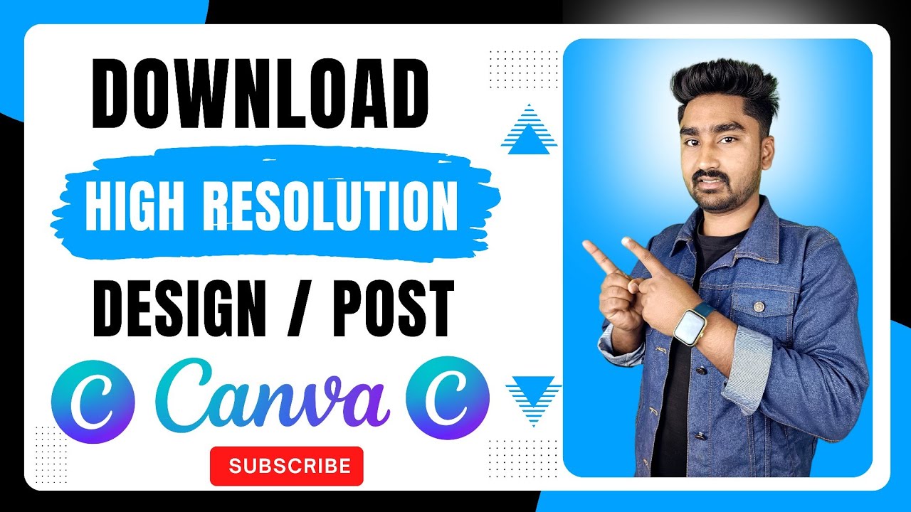 Canva High Resolution Image Download | Canva App Kaise Use Kare | Canva Pro | Canva Post Design |