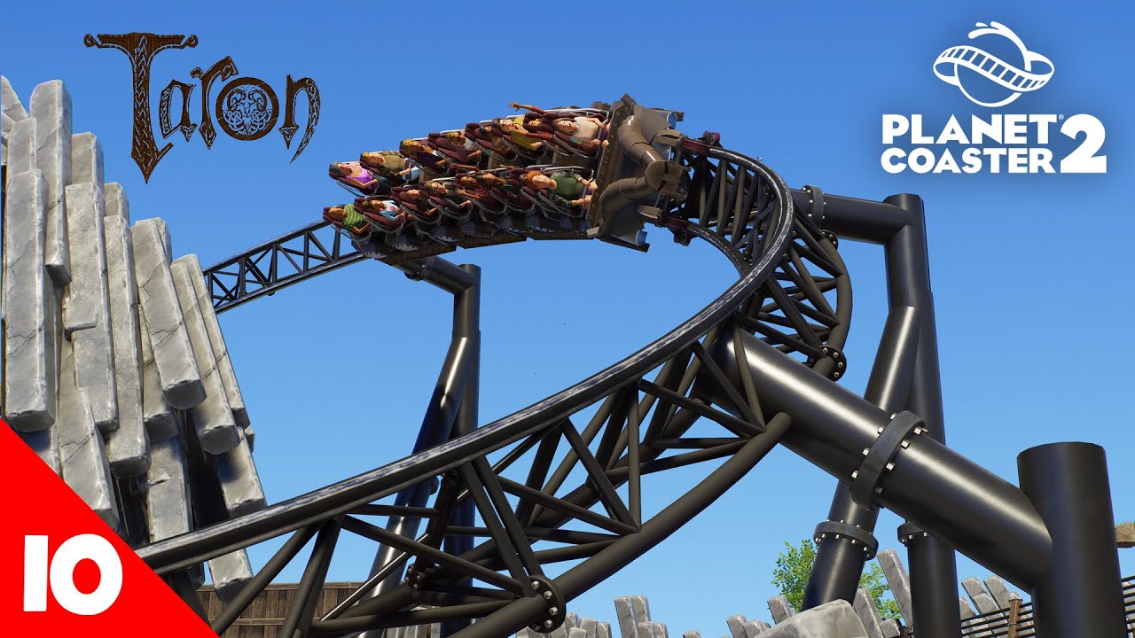 Реалистичные опоры на моей реконструкции Тарона в Planet Coaster 2 | Эпизод 10
